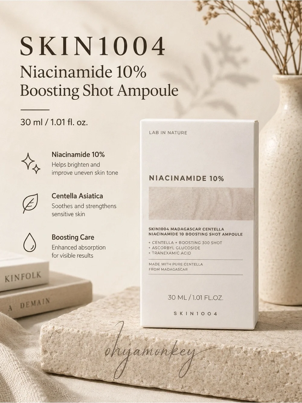 Skin1004 Niacinamide 10% Boosting Shot Ampoule $22